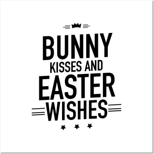 Bunny kisses and easter wishes Posters and Art